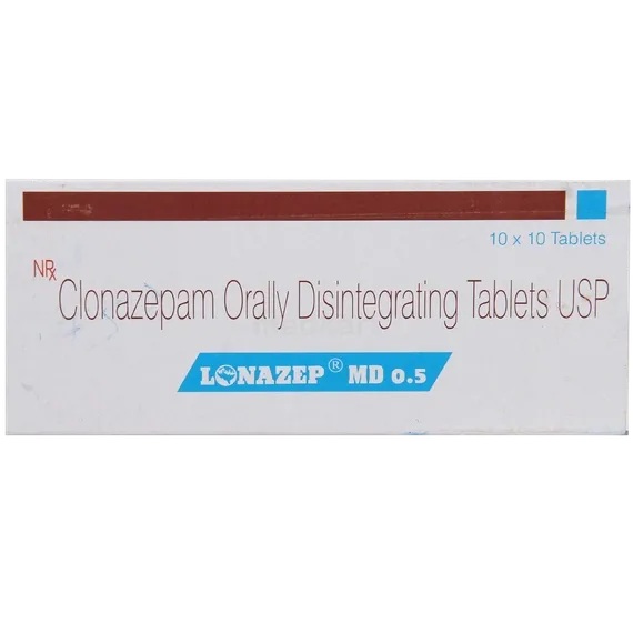 lonazep md 0.5mg tablet 10's